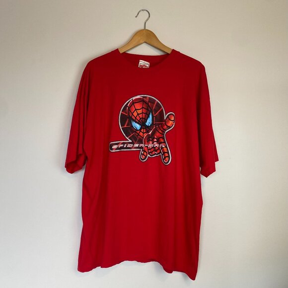 Vintage Spiderman Puffy Graphic Tee T-Shirt, Unisex Adult XL, Marvel Superhero - Picture 1 of 8